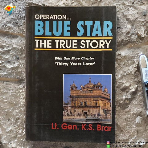Operation Blue Star: The True Story Book(English version)